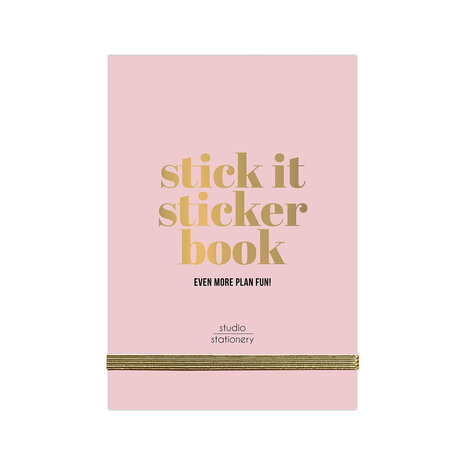 Onbevredigend auteur cap Stick it Stickerbook Pink - KicKenStoffen