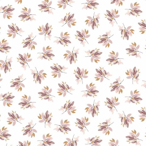 triple color flowers fabric @kickenstoffen