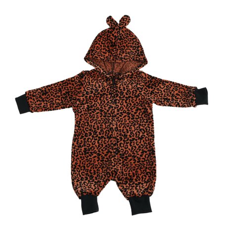 onesie biologische french terry panterprint