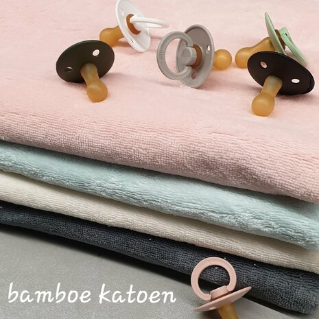 cognac bamboe katoen fleece