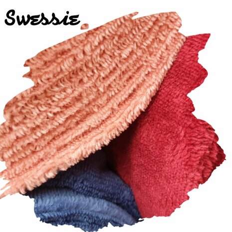 oud roze bamboe katoen fleece