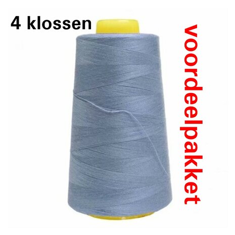 voordeelpakket lockgaren 3000yards jeans blauw van KicKenStoffen