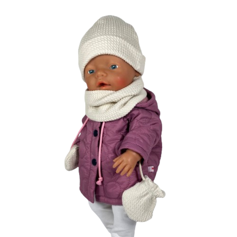 Coat with hoodie dolls sewing pattern