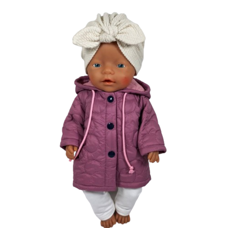 Coat with hoodie dolls sewing pattern