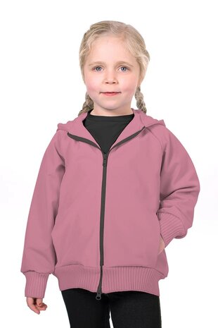 Jursie effen softshell roze KicKenStoffen jas