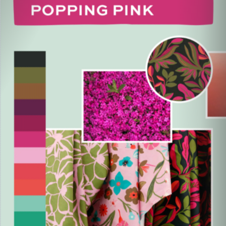 KicKenStoffen Popping Pink collection Nerida Hansen