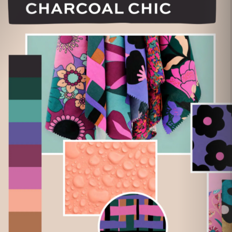 Charcoal Chic KicKenStoffen