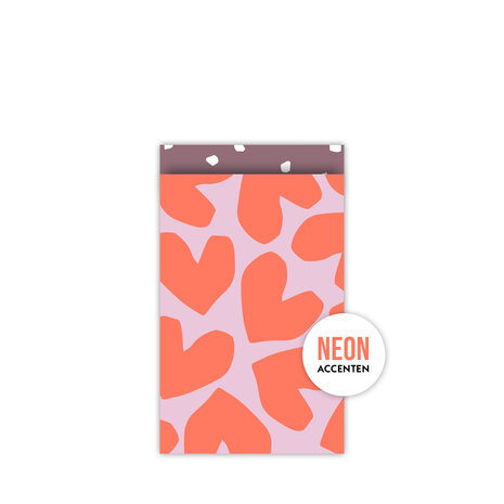 Solo Hearts neon-lila KicKenStoffen