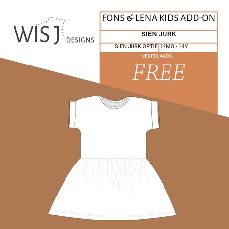 WISJ-patterns-KicKenStoffen Fons Lena add on Sien jurk