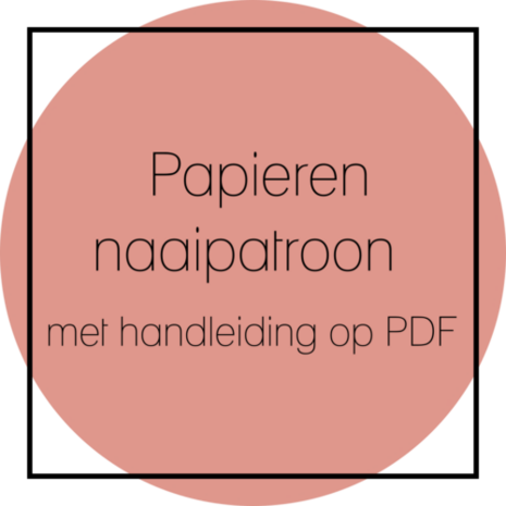 papieren naaipatronen met handleiding op pdf Iris May