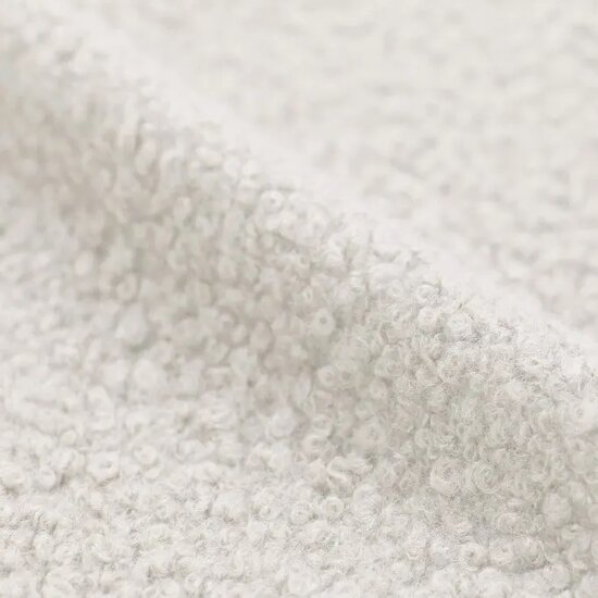 BeebsTeddy Boucle Fabric Curly off white