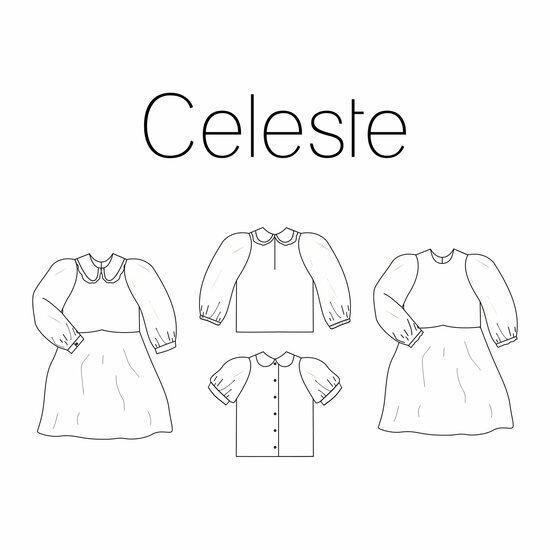 Celeste jurk blouse naaipatroon Iris May