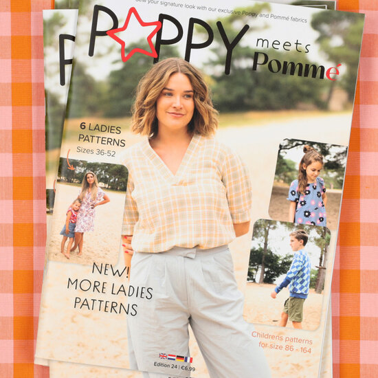 Poppy &amp; Pomm&eacute; magazine nr.24 kinder en dames patronen boek