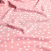 roze wit stipjes lycra sport- en zwemkleding stof (op=op)