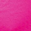 roze (fuchsia) Hartjes met gaatjes broderie katoen *S