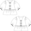 Evie blouse - dames & tieners naaipatroon en gratis kids patroon!