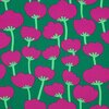 donker groen fuchsia Klaprozen Bloemen - Lenzing Ecovero Viscose Nerida Hansen *S