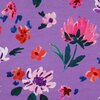 lila gekleurde Colette bloemen digitale - french terry Nerida Hansen *S