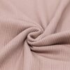 roze (nude) fijne katoenen Onregelmatige Baby rib tricot SOFT *S